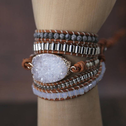 Natural White Crystal Cluster